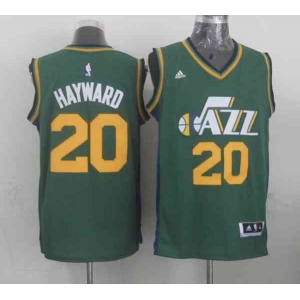 nba utah jazz #20 hayward green