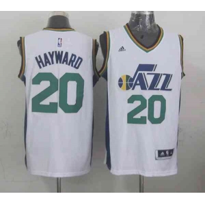 nba utah jazz #20 hayward white