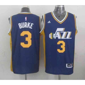 nba utah jazz #3 burke blue