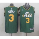 nba utah jazz #3 burke green