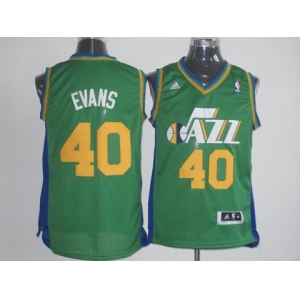 nba utah jazz #40 evans green