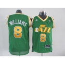 nba utah jazz #8 deron williams green