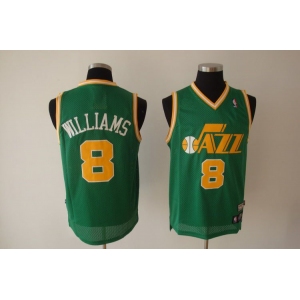 nba utah jazz #8 williams green(fans edition)