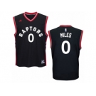 Men Adidas Toronto Raptors #0 C.J. Miles Authentic Black Alternate NBA Jersey