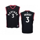 Men Adidas Toronto Raptors #3 OG Anunoby Swingman Black Alternate NBA Jersey