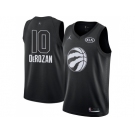 Men Nike Toronto Raptors #10 DeMar DeRozan Black NBA Jordan Swingman 2018 All-Star Game Jersey