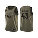 Men Nike Toronto Raptors #43 Pascal Siakam Green Salute to Service NBA Swingman Jersey