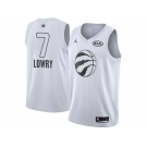 Men Nike Toronto Raptors #7 Kyle Lowry White NBA Jordan Swingman 2018 All-Star Game Jersey