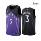 Men Toronto Raptors #3 OG Anunoby Purple NBA Swingman 2020-21 Earned Edition Jersey