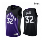 Men Toronto Raptors #32 Rodney Hood Purple NBA Swingman 2020 21 Earned Edition Jersey