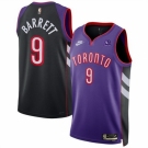 Men Toronto Raptors #9 RJ Barrett Purple 2024-25 Classic Edition Swingman Stitched Basketball Jersey