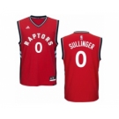 Men's Adidas Toronto Raptors #0 Jared Sullinger Authentic Red Road NBA Jersey