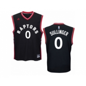 Men's Adidas Toronto Raptors #0 Jared Sullinger Swingman Black Alternate NBA Jersey
