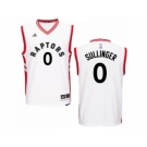 Men's Adidas Toronto Raptors #0 Jared Sullinger Swingman White Home NBA Jersey