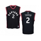 Men's Adidas Toronto Raptors #2 PJ Tucker Authentic Black Alternate NBA Jersey