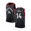 Men's Nike Toronto Raptors #14 Danny Green Authentic Black NBA Jersey Statement Edition