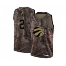 Men's Nike Toronto Raptors #2 Kawhi Leonard Swingman Camo Realtree Collection NBA Jersey