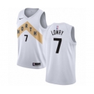 Men's Nike Toronto Raptors #7 Kyle Lowry Swingman White NBA Jersey - City Edition