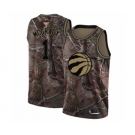 Men's Toronto Raptors #1 Tracy Mcgrady Swingman Camo Realtree Collection 2019 Basketball Finals Bound Jersey