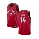 Men's Toronto Raptors #14 Danny Green Swingman Red 2019 Basketball Finals Bound Jersey - Icon Edition