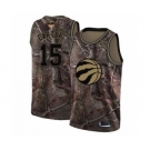 Men's Toronto Raptors #15 Vince Carter Swingman Camo Realtree Collection 2019 Basketball Finals Bound Jersey