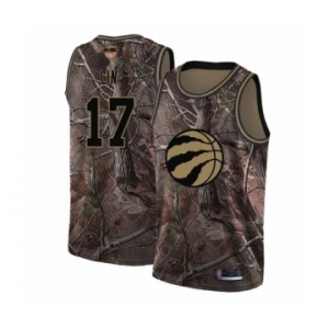 Men's Toronto Raptors #17 Jeremy Lin Swingman Camo Realtree Collection 2019 Basketball Finals Bound Jersey