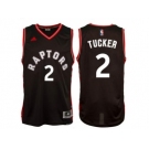 Men's Toronto Raptors #2 P. J. Tucker adidas Black Player Swingman Alternate Jersey