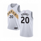 Men's Toronto Raptors #20 Dewan Hernandez Authentic White Basketball Jersey - City Edition