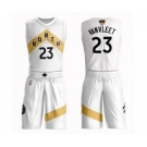 Men's Toronto Raptors #23 Fred VanVleet Authentic White 2019 Basketball Finals Bound Suit Jersey - City Edition