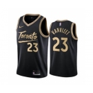 Men's Toronto Raptors #23 Fred VanVleet Black City Edition New Uniform 2020-21 Stitched Basketball Jersey