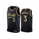 Men's Toronto Raptors #3 OG Anunoby Black City Edition New Uniform 2020-21 Stitched Basketball Jersey