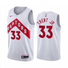 Mens Toronto Raptors #33 Gary Trent Jr. White Association Edition Jersey