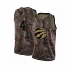 Men's Toronto Raptors #4 Rondae Hollis-Jefferson Swingman Camo Realtree Collection Basketball Jersey