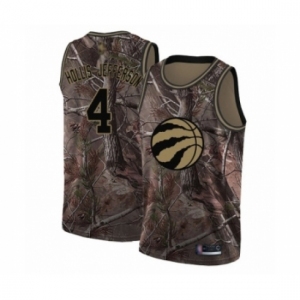 Men's Toronto Raptors #4 Rondae Hollis-Jefferson Swingman Camo Realtree Collection Basketball Jersey