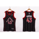 Men's Toronto Raptors #43 Pascal Siakam Black 2021 Brand Jordan City Edition Swingman Jersey With The Sponsor Logo