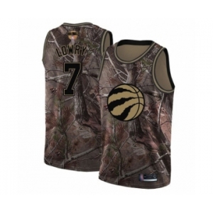 Men's Toronto Raptors #7 Kyle Lowry Swingman Camo Realtree Collection 2019 Basketball Finals Bound Jersey