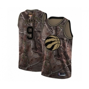 Men's Toronto Raptors #9 Serge Ibaka Swingman Camo Realtree Collection 2019 Basketball Finals Bound Jersey