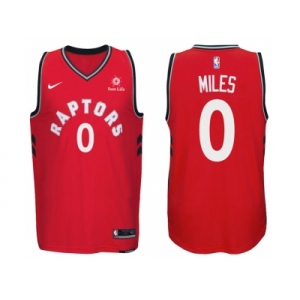 Nike NBA Toronto Raptors #0 C.J. Miles Jersey 2017-18 New Season Red Jersey