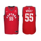 Nike NBA Toronto Raptors #55 Delon Wright Jersey 2017-18 New Season Red Jersey