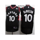 Nike Toronto Raptors #10 DeMar DeRozan Black NBA Authentic Statement Edition Jersey