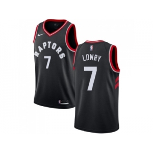 Nike Toronto Raptors #7 Kyle Lowry Black NBA Swingman Statement Edition Jersey
