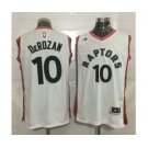 Toronto Raptors #10 Derozan White Stitched NBA Jersey