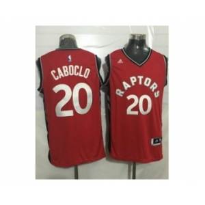 Toronto Raptors #20 Bruno Caboclo Red Stitched NBA Jersey