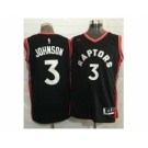 Toronto Raptors #3 James Johnson Black Stitched NBA Jersey