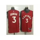 Toronto Raptors #3 James Johnson Red Stitched NBA Jersey