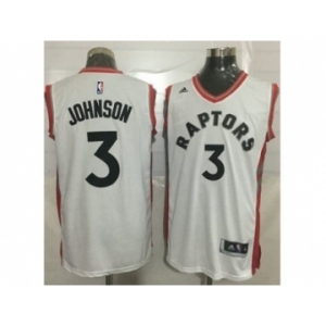 Toronto Raptors #3 James Johnson White Stitched NBA Jersey