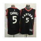 Toronto Raptors #5 DeMarre Carroll Black Stitched NBA Jersey