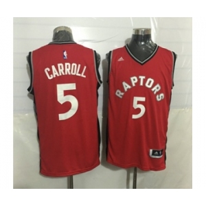Toronto Raptors #5 DeMarre Carroll Red Stitched NBA Jersey
