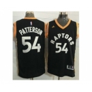 Toronto Raptors #54 Patrick Patterson Black Gold Stitched NBA Jersey