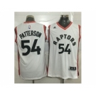 Toronto Raptors #54 Patrick Patterson White Stitched NBA Jersey